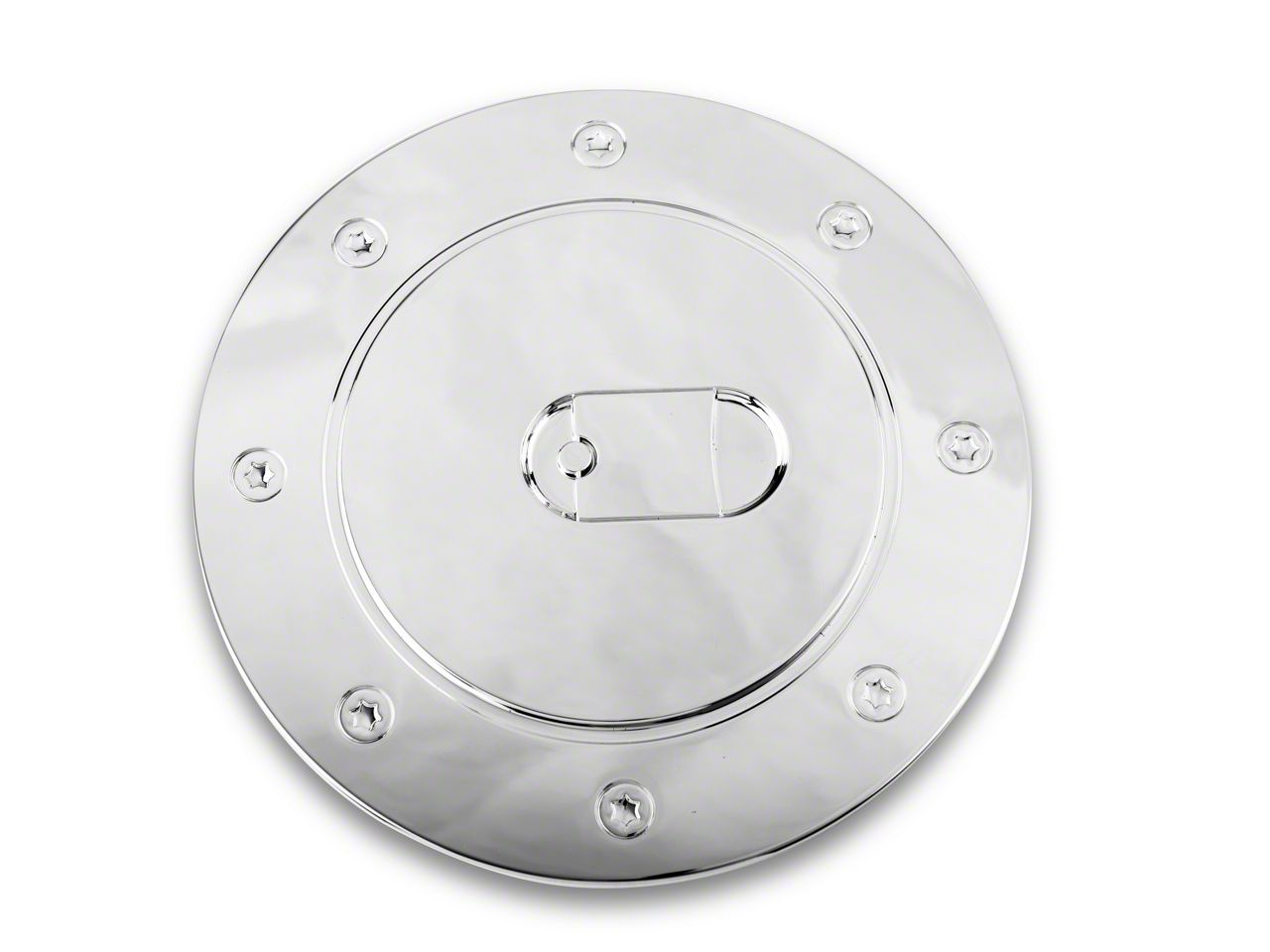 Chrome Plated Fuel Tank Filler Cap for Toyota Tundra 2007-2019 Gas Door