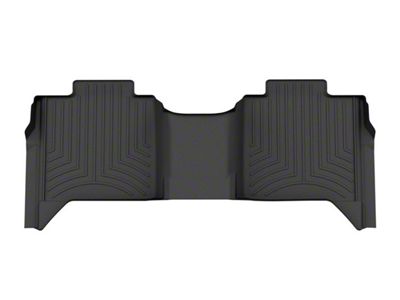 Weathertech DigitalFit Rear Floor Liner; Black (22-23 Tundra CrewMax, Excluding Hybrid)