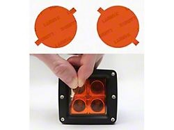 Lamin-X Fog Light Tint Covers; Amber (07-09 Tundra)