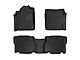 Rough Country Heavy Duty Front and Rear Floor Mats; Black (14-21 Tundra Double Cab)