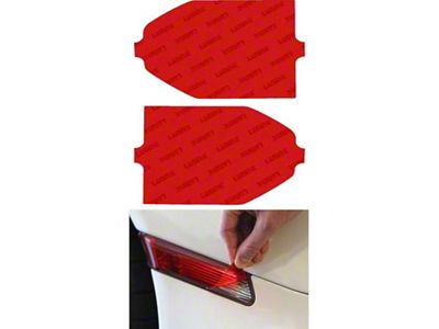 Lamin-X Reverse Light Tint Covers; Red (14-21 Tundra)