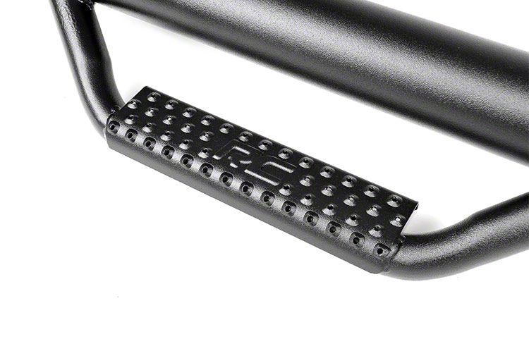 Rough Country Tundra Cab Length Nerf Side Step Bars; Black