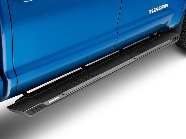 Rough Country HD2 Running Boards; Black (07-21 Tundra CrewMax)