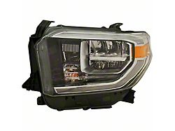 Halogen Headlight; Driver Side (18-21 Tundra w/ Factory LED DRL)