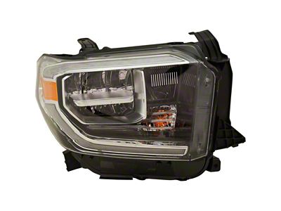 Headlights Depot Halogen Headlight; Passenger Side (18-21 Tundra w/ Factory LED DRL)
