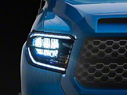 Form Lighting LED Reflector Headlights; Black Housing; Clear Lens (14-21 Tundra)