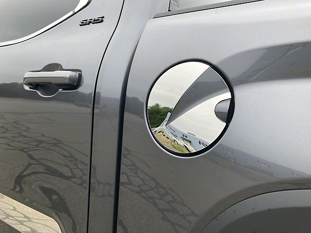 Gas Door Cover Trim; Stainless Steel (22-23 Tundra)