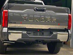 Tailgate Accent Trim; Stainless Steel (2022 Tundra)