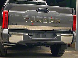 Tailgate Letter Inserts; Stainless Steel (2022 Tundra)