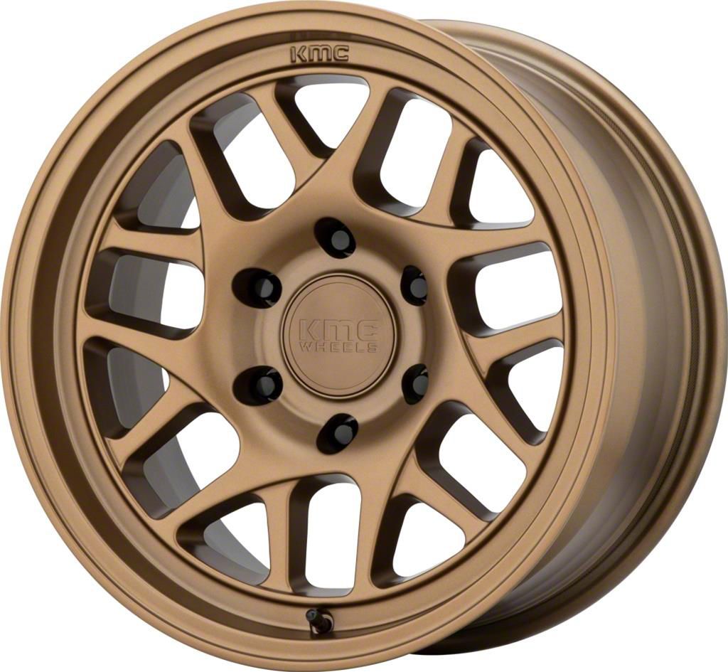 KMC Bully Ol Matte Bronze 5-Lug Wheel; 17x8.5; 18mm Offset (07-13 Tundra)