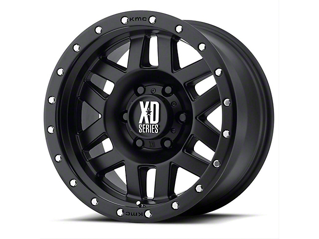 XD Machete Satin Black 5-Lug Wheel; 17x9; 18mm Offset (07-13 Tundra)