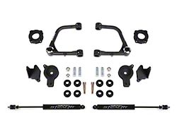 Fabtech 3-Inch Uniball Upper Control Arm Lift Kit with Rear Air Bag Spacers and Stealth Shocks (22-23 Tundra CrewMax, Excluding Hybrid)