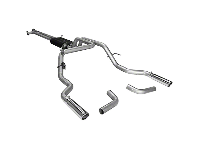 Flowmaster American Thunder Dual Exhaust System; Side/Rear Exit (07-09 5.7L Tundra)