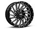 Hardrock Offroad Overdrive Gloss Black Milled 5-Lug Wheel; 20x10; -19mm Offset (07-13 Tundra)