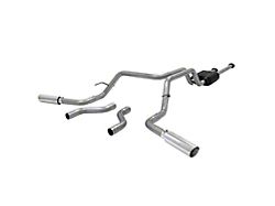 Flowmaster American Thunder Dual Exhaust System; Side/Rear Exit (10-21 4.6L Tundra)
