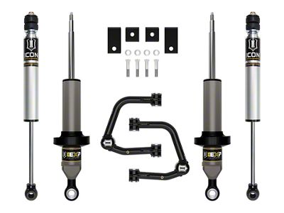 ICON Vehicle Dynamics 0 to 3-Inch Suspension Lift System with Billet Upper Control Arms; Stage 2 (22-23 Tundra w/o Load Leveling System, Excluding TRD Pro)