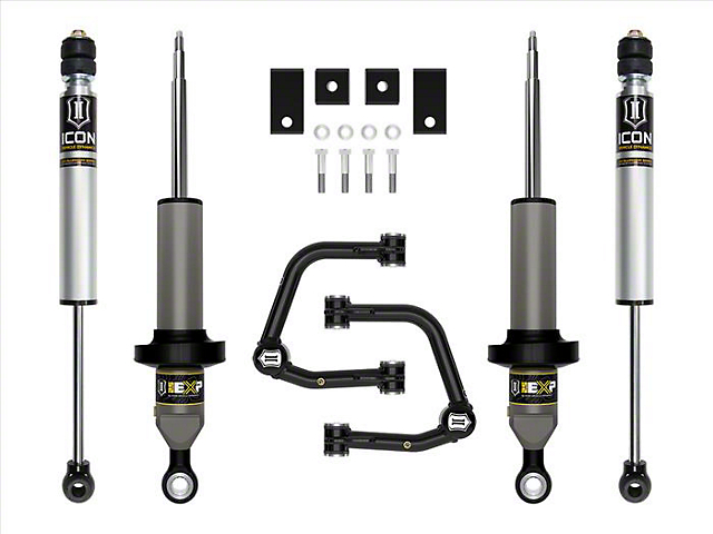 ICON Vehicle Dynamics 0 to 3-Inch Suspension Lift System with Tubular Upper Control Arms; Stage 2 (22-23 Tundra w/o Load Leveling System, Excluding TRD Pro)