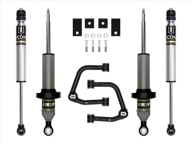 ICON Vehicle Dynamics 0 to 3-Inch Suspension Lift System with Tubular Upper Control Arms; Stage 2 (22-24 Tundra w/o Load-Leveling Air System, Excluding TRD Pro)