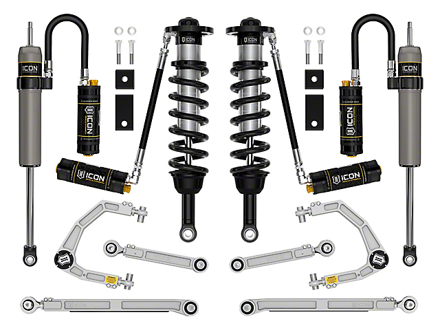 ICON Vehicle Dynamics 1.25 to 3.50-Inch Suspension Lift System with Tubular Upper Control Arms; Stage 10 (22-23 Tundra w/o Load Leveling System, Excluding TRD Pro)
