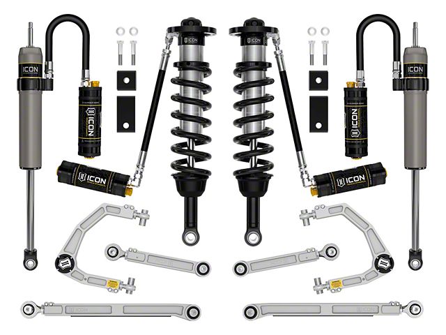 ICON Vehicle Dynamics 1.25 to 3.50-Inch Suspension Lift System with Tubular Upper Control Arms; Stage 10 (22-24 Tundra w/o Load-Leveling Air System, Excluding TRD Pro)