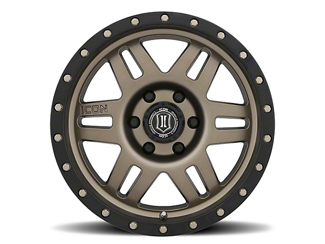 ICON Alloys Six Speed Bronze 5-Lug Wheel; 17x8.5; 25mm Offset (07-13 Tundra)