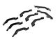 RedRock 5-Inch Oval Bent End Side Step Bars; Black (22-24 Tundra Double Cab)