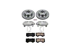 PowerStop OE Replacement 5-Lug Brake Rotor, Pad and Caliper Kit; Front (07-Early 15 Tundra)