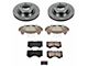 PowerStop OE Replacement 5-Lug Brake Rotor, Pad and Caliper Kit; Front (Late 15-21 Tundra)