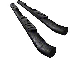 3.50-Inch Side Step Bars; Textured Black (07-21 Tundra CrewMax)