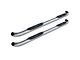Raptor Series 3-Inch Round Nerf Side Step Bars; Polished Stainless (07-17 Tundra Regular Cab)
