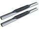 Raptor Series 4-Inch Straight Oval Nerf Side Step Bars; Polished Stainless Steel (07-17 Tundra Regular Cab)