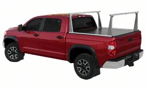 ADARAC Aluminum Pro Series Bed Rack; Silver (07-21 Tundra w/ 5-1/2-Foot Bed)