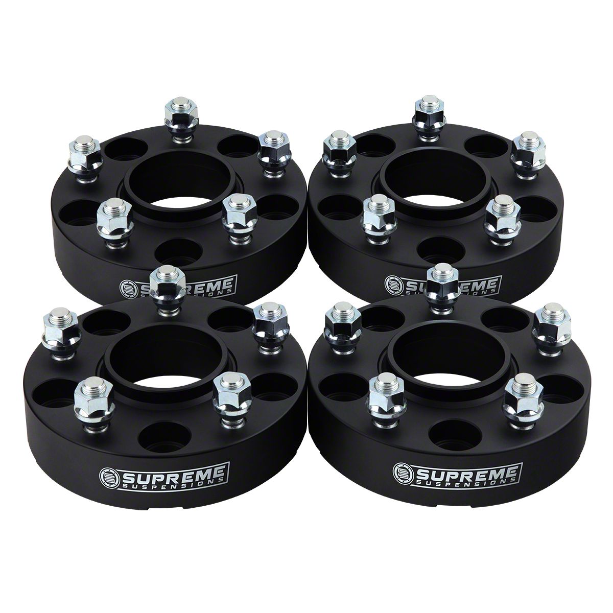 Supreme Suspensions 2-Inch Pro Billet Hub Centric Wheel Spacers; Set of Four (07-21 Tundra)