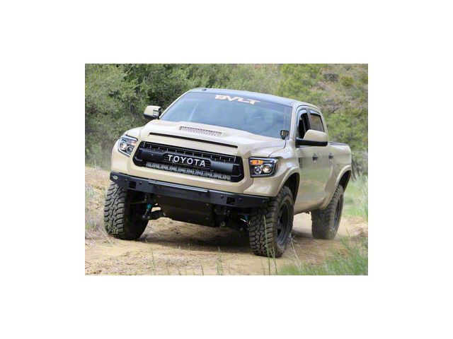 Cali Raised LED Dual 42-Inch Curved LED Light Bars with Hidden Grille Mounting Brackets and Blue Backlight Switch; Combo Beam and Spot Beam (14-21 Tundra)
