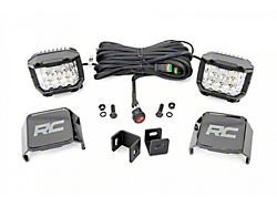 Rough Country 3-Inch Osram Wide Angle Series LED Ditch Light Kit (22-23 Tundra)