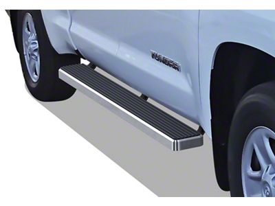 6-Inch iStep SS Running Boards; Hairline Silver (07-21 Tundra Double Cab)