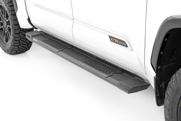 Rough Country Tundra HD2 Running Boards; Black SRB072291 (2224 Tundra