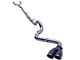 Carven Exhaust Single Exhaust System with Ceramic Black Tips; Side Exit (22-24 Tundra, Excluding Hybrid, Platinum & TRD Pro)
