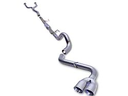 Carven Exhaust Single Exhaust System with Polished Tips; Side Exit (22-23 Tundra, Excluding Hybrid, Platinum & TRD Pro)