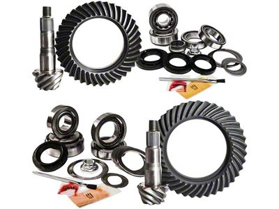 Nitro Gear & Axle Toyota 9-Inch Front/10.50-Inch Rear Ring and Pinion Gear Kit; 4.88 Gear Ratio (07-21 4WD 5.7L Tundra)