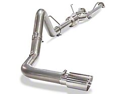 Carven Exhaust Single Exhaust System with Polished Tip; Side Exit (14-21 5.7L Tundra)