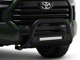 Barricade 3.50-Inch Bull Bar with Formed Skid Plate and LED Light Bar; Textured Black (22-26 Tundra, Excluding Hybrid)