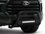 Barricade 3.50-Inch Bull Bar with Formed Skid Plate and LED Light Bar; Textured Black (22-24 Tundra, Excluding Hybrid)
