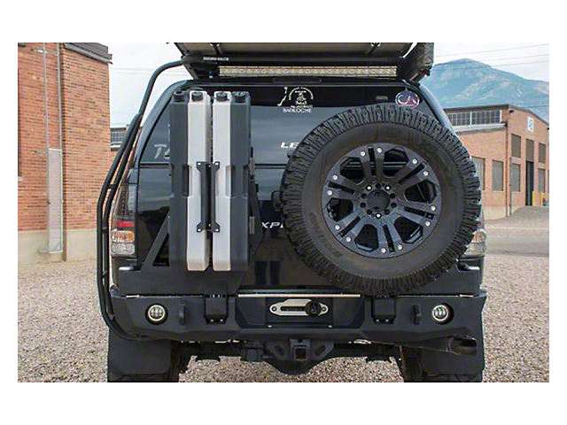 Expedition One Dual Swing Out Rear Bumper; Textured Black (07-13 Tundra)