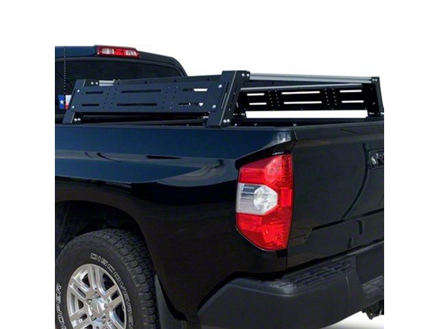 Cali Raised LED Overland Bed Rack System; Tall Profile (14-24 Tundra w/ 5-1/2-Foot Bed)