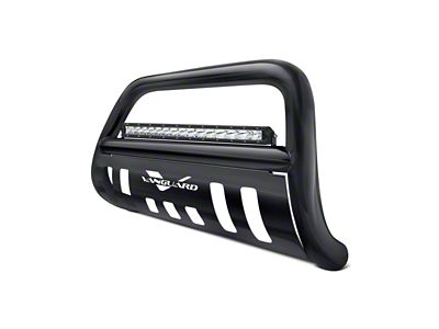 Bull Bar with 20-Inch LED Light Bar; Black (07-21 Tundra, Excluding TRD)