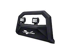 Vanguard Off-Road Optimus Bull Bar with 2.50-Inch LED Cube Lights; Black (07-21 Tundra, Excluding TRD)