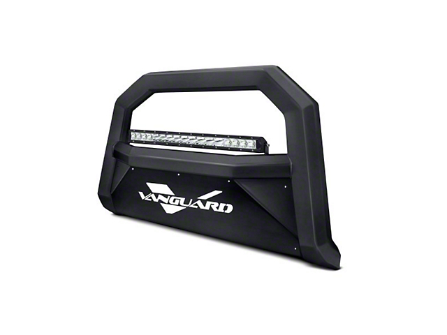 Vanguard Off-Road Optimus Bull Bar with 20-Inch LED Light Bar; Black (07-21 Tundra, Excluding TRD)