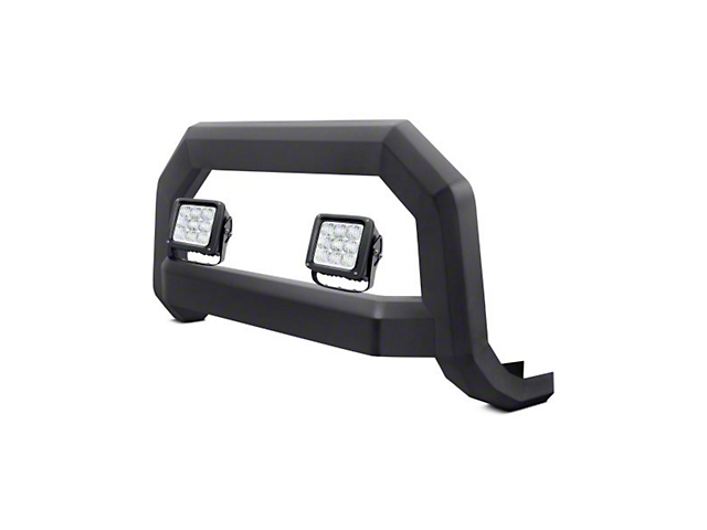 Vanguard Off-Road Optimus Sport Bull Bar with 2.50-Inch LED Cube Lights; Black (07-21 Tundra, Excluding TRD)