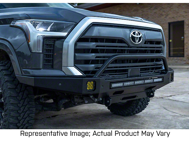 Southern Style Offroad Slimline Hybrid Front Bumper with Bull Bar; Bare Metal (22-23 Tundra)